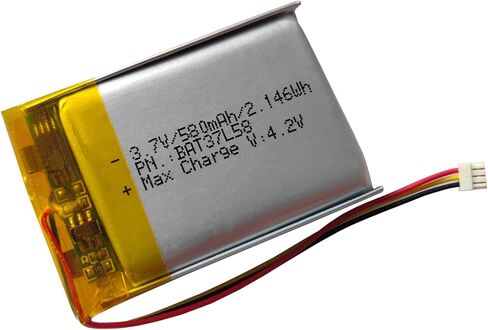 AOLIKES 580mAh 3.7v LiPo Battery Replacement for Jabra Evolve 75 Bluetooth Headset, Evolve 75 UC Battery,Evolve 75 SE Battery Replacement,AHB572535PST Battery Upgarde in Kuwait