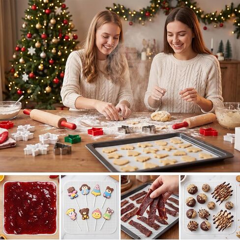 12Pcs Silicone Dehydrator Sheets 11x11 inch Non-Stick Dehydrator Tray Liner in Saudi Arabia