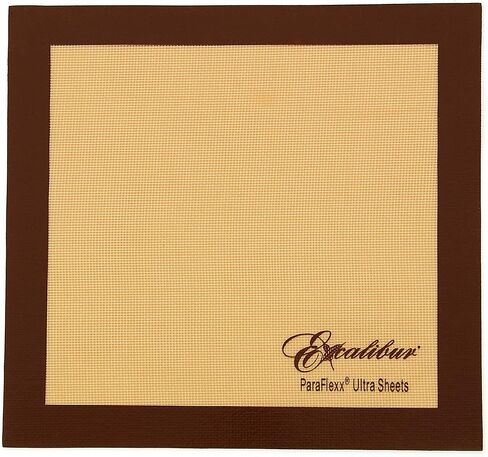 Excalibur ParaFlexx Ultra Silicone Reusable Non-Stick Drying Sheets for Food Dehydrators 14-Inch, Set of 4, Brown in Saudi Arabia