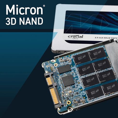 Crucial MX500 1TB 3D NAND SATA 2.5 Inch Internal SSD, up to 560MB/s - CT1000MX500SSD1 in Kuwait