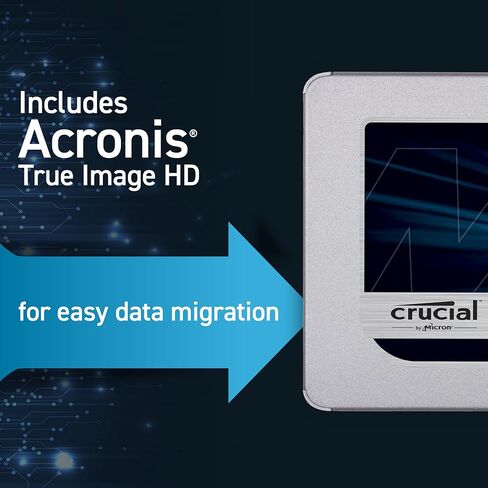 Crucial MX500 1TB 3D NAND SATA 2.5 Inch Internal SSD, up to 560MB/s - CT1000MX500SSD1 in Kuwait
