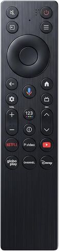 New Voice Remote Control for TCL TV Remote,for TCL Google TV Remote | Compatible with TCL QM5K/QM6k/QM7K LED QLED HDR QD-Mini 4K Google Smart TVs in Kuwait
