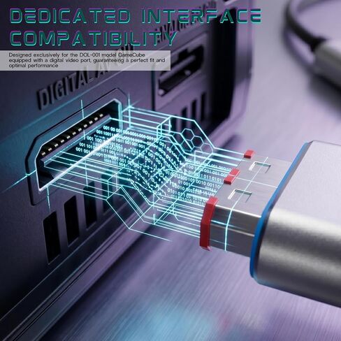NGC Component Cable Adapter, Video Game Adapter, Component AV Cable for NGC Console, Supports Video and Audio, 3RCA and 2RCA, Plug & Play in Saudi Arabia