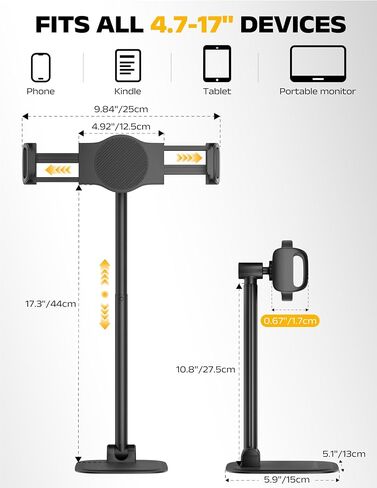 Foldable Portable Monitor Stand,iPad Stand for Desk Holds 4.4LB in Kuwait