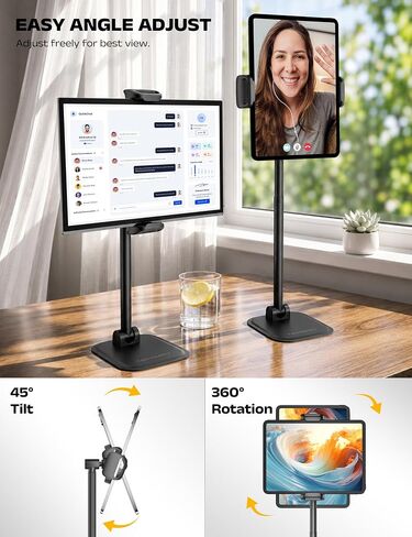 Foldable Portable Monitor Stand,iPad Stand for Desk Holds 4.4LB in Kuwait