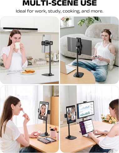 Foldable Portable Monitor Stand,iPad Stand for Desk Holds 4.4LB in Kuwait