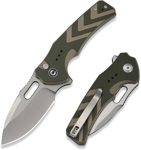 CIVIVI Vexron Folding Pocket Knife, 2.98" Swedish 14C28N Blade C24066-2 in Saudi Arabia