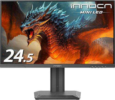 INNOCN 24.5" 1440P 240Hz Gaming Monitor Fast IPS HDMI 2.1, DP, Black, 25G2S | FreeSync & G-SYNC Compatible, Work with N / A Graphic Card, Work with PS5 Console, Gaming Laptop, Up to 0.5ms, Speaker in Saudi Arabia