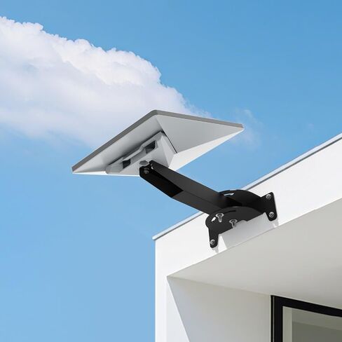 Starlink Mini Wall Mount, Horizontal Adjustable Heavy Duty Bracket | Weatherproof Rustproof Metal Mount for Home, Cabin, Garage & Shed. All Hardware Included for Permanent Fixed Installation in Saudi Arabia