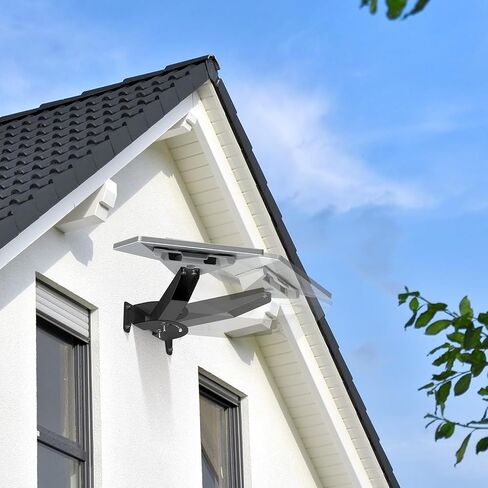 Starlink Mini Wall Mount, Horizontal Adjustable Heavy Duty Bracket | Weatherproof Rustproof Metal Mount for Home, Cabin, Garage & Shed. All Hardware Included for Permanent Fixed Installation in Saudi Arabia