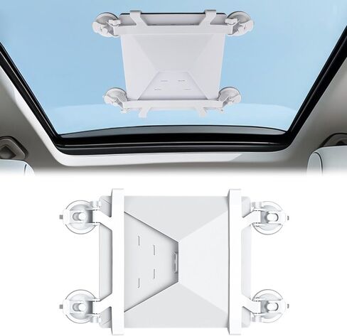 حامل ستارلينك ميني للسيارة للنافذة، حامل أكواب شفط عالي التحمل باللون الأبيض | Starlink Mini Sunroof Suction Cup Mount، مجموعة تركيب ملحقات Star Link الصغيرة، تصميم سريع التحرير، للسيارة، فتحة السقف، RVs in Kuwait
