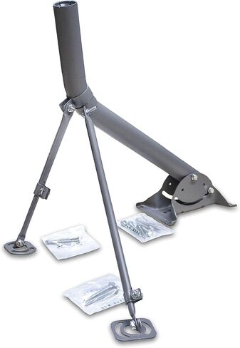 SatelliteSale Universal J Pipe Antenna Mast 2″ Outdoor with Monopoles for Mounting Satellite Dish HDTV in Saudi Arabia