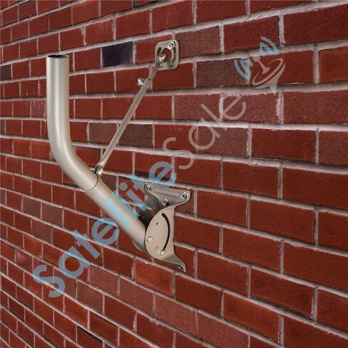 SatelliteSale Universal J Pipe Antenna Mast 2″ Outdoor with Monopoles for Mounting Satellite Dish HDTV in Saudi Arabia