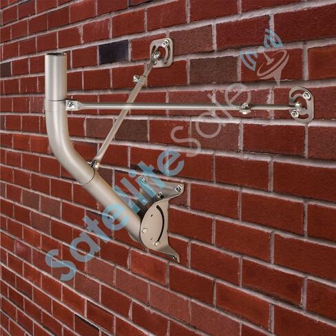 SatelliteSale Universal J Pipe Antenna Mast 2″ Outdoor with Monopoles for Mounting Satellite Dish HDTV in Saudi Arabia