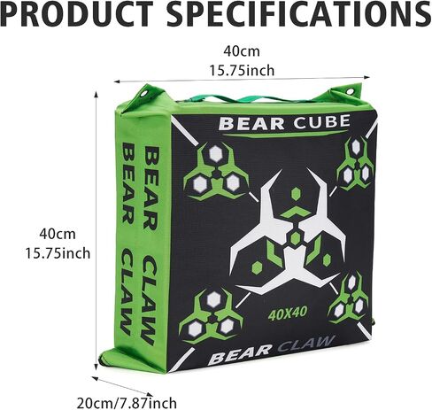 Outdoor Portable Archery Bag Target with 2 Sides and 4 for 30 Pound Bows Adult Field Point Archery Bag Target in Saudi Arabia