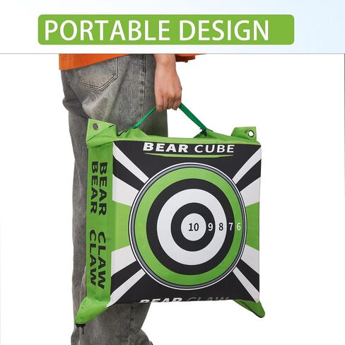 Outdoor Portable Archery Bag Target with 2 Sides and 4 for 30 Pound Bows Adult Field Point Archery Bag Target in Saudi Arabia