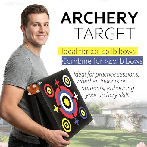 20" Foam Archery Bow Arrow Target Block Backyard in Saudi Arabia