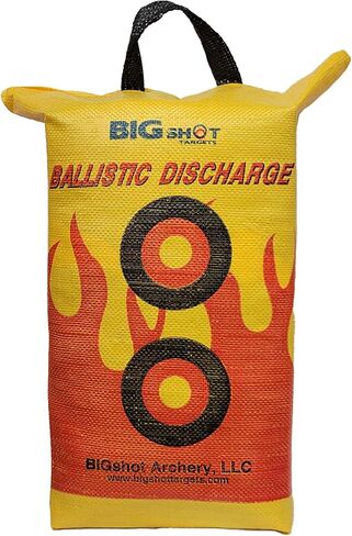 BIGSHOT Archery Crossbow Ballistic Discharge Bag Target – 505 FPS Rated, Multi-Layered Core, 18"x10"x8" Weatherproof, Portable, Field Point, Camp & Range – Easy Arrow Removal in Saudi Arabia