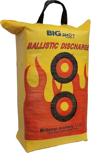 BIGSHOT Archery Crossbow Ballistic Discharge Bag Target – 505 FPS Rated, Multi-Layered Core, 18"x10"x8" Weatherproof, Portable, Field Point, Camp & Range – Easy Arrow Removal in Saudi Arabia