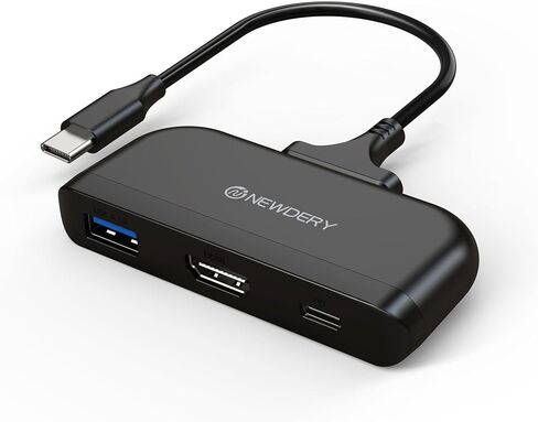NEWDERY Switch 2 Dock, Portable TV Docking Station with 4K@60HZ HDMI | 100W PD Port, USB-C USB-A Converter 5Gbps, 3-in-1 Travel Dock Compatible with NS/NS 2/Steam Deck/ROG Ally/Legion GO in Saudi Arabia