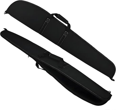 52/54 Inch Padded Soft Rifle Case, Water Resistant Tactical Shotgun Gun Bag for Long Guns, Durable Rifle Storage Bag for Hunting, Shooting, Range in Saudi Arabia