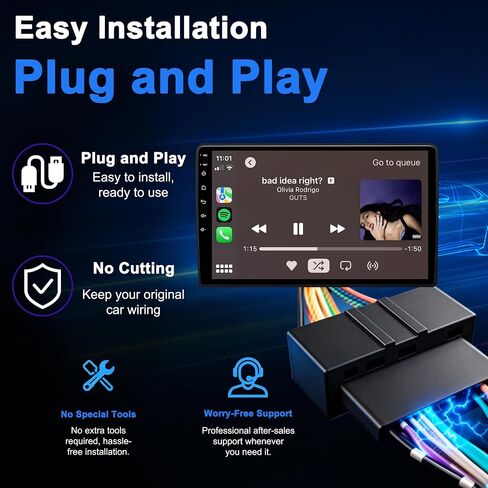 Car Radio Stereo for Jeep Patriot Compass 2010-2016, 10.2 Inch IPS Touchscreen Android 13 64GB, Wireless CarPlay Android Auto, Plug and Play, 1080P Backup Camera, 5G WiFi, GPS, SWC, AM/FM in Saudi Arabia
