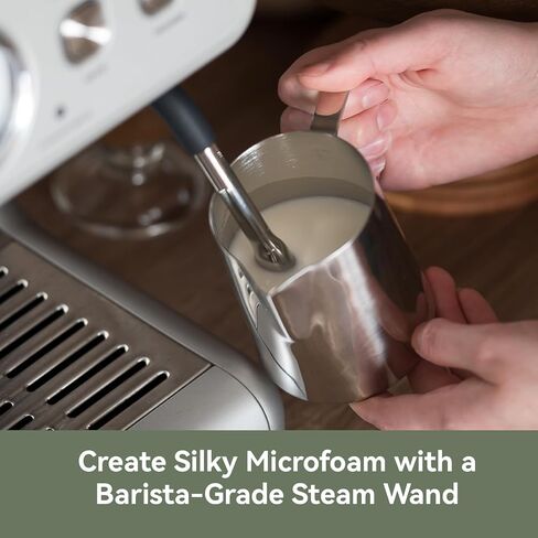 Gevi Dual Boiler Espresso Machine With Built-In Grinder & 58mm Portafilter | Commercial-Grade Dual Boiler Brewer, 31 Grind Levels, Heavy-Duty Steam Wand, Silver Stainless Steel Housing For Home Baristas in Saudi Arabia