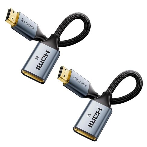 VCELINK 8K HDMI Extension Cable, HDMI Extender 8K@60Hz 4K@120Hz, 0.6FT in Saudi Arabia
