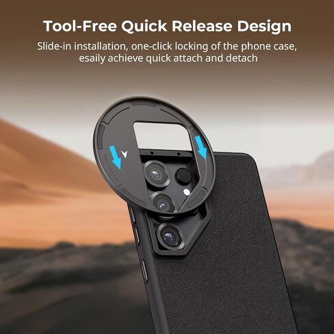 SmallRig FilMov 67mm Magnetic Filter Adapter for Samsung S25 Ultra, Quick Release Adsorption Design Wide Angle Unobstructed, Compatible with 67mm Filter - 5185 in Saudi Arabia