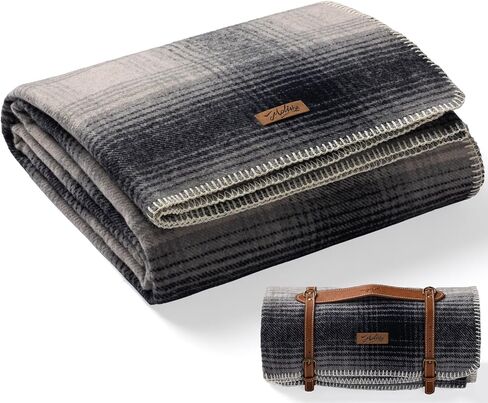Molithe 100% Wool Blanket, 62" x 86", Warm, Thick, Military, Camping Gear in Saudi Arabia