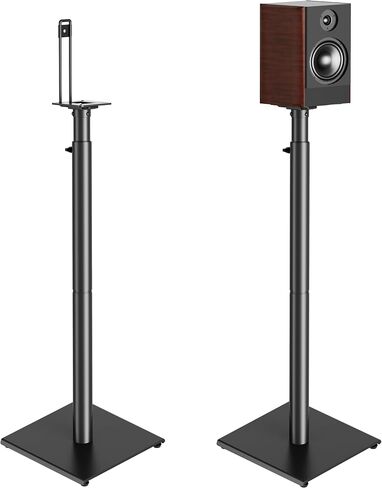 USX MOUNT Universal Speaker Stands, Height Adjustable Extend 30.0" to 39.1" for Satellite Speakers & Small Bookshelf Speakers up to 11 lbs Per Stand, 1 Pair Floor Stands for Sony Bose Polk JBL Yamaha in Saudi Arabia