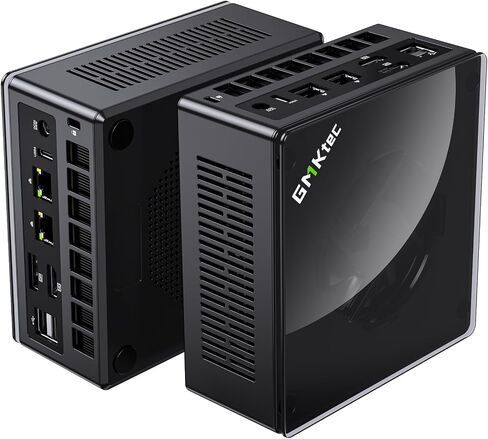 GMKtec M5S Gaming PC Mini Desktop Computer Ryzen 5400U 16GB DDR4 512GB SSD | Upgradable RAM For Business Office Personal Use, Triple Screen HDMI DP Type-C Support, AMD Radeon Graphics, WIFI 6E, BT5.2 in Kuwait