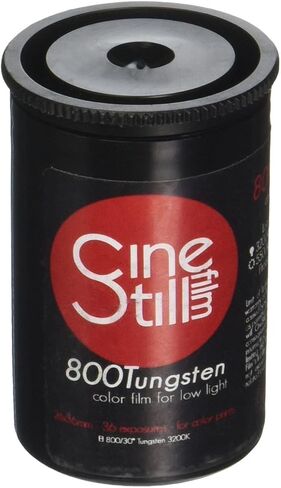 CineStill 800Tungsten High Speed (ISO 800) Color Film, 36exp. 135 DX Coded in Saudi Arabia