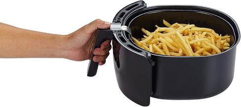 GoWISE USA GW22731 5.8-Quarts 8-in-1 Electric Air Fryer XL + 50 Recipes for your Air Fryer Book (Black) in Saudi Arabia