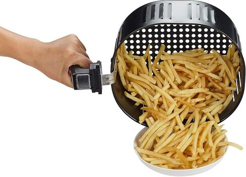 GoWISE USA GW22731 5.8-Quarts 8-in-1 Electric Air Fryer XL + 50 Recipes for your Air Fryer Book (Black) in Saudi Arabia