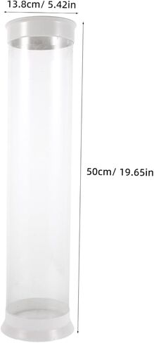 Uonlytech Fishing Float Storage Tube for Precise Calibration PVC | 5 X 20 Inch Size, Outdoor Fishing and Travel Use, Suitable for Beginners and Experienced Fishers in Saudi Arabia