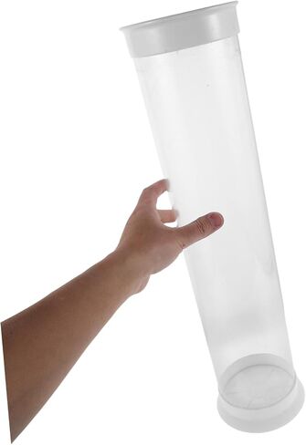 Uonlytech Fishing Float Storage Tube for Precise Calibration PVC | 5 X 20 Inch Size, Outdoor Fishing and Travel Use, Suitable for Beginners and Experienced Fishers in Saudi Arabia