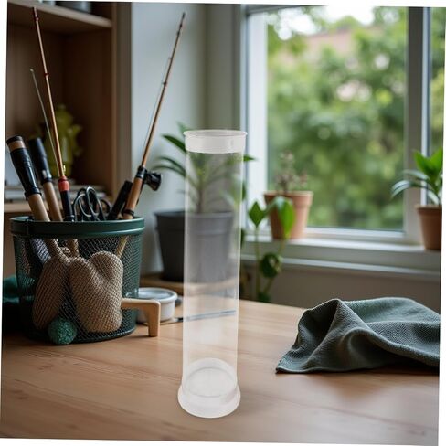 Uonlytech Fishing Float Storage Tube for Precise Calibration PVC | 5 X 20 Inch Size, Outdoor Fishing and Travel Use, Suitable for Beginners and Experienced Fishers in Saudi Arabia