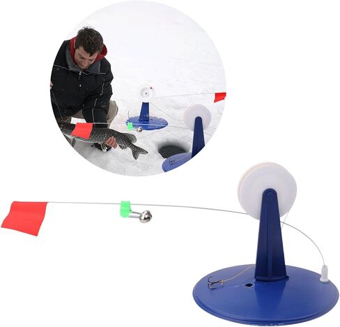 Pack of 6 Ice Fishing Tip Up Flags Set Cold for Winter Fishing Ice Fishing Flags Ice Fishing Flags Indicators in Saudi Arabia