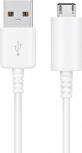Master Cables Extra Long 10 ft Replacement White Micro USB Charging Data Sync Cable Lead for Kindle Kindle Fire & Kobo Branded E-Book Readers. Suitable for All Devices which use a Micro USB Cable. in Saudi Arabia