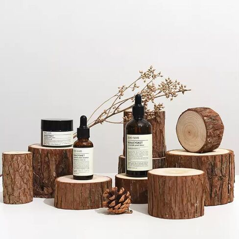 9PCS Wood Product Photography Props Set | Natural Forest Wood Photo Props for Jewelry Cosmetis Perfume Soap in Saudi Arabia