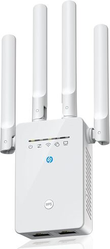 WiFi Extender Signal Booster, Long Range Internet Booster Extender for Home, Mesh Wi-Fi 6X Faster Wireless WiFi Repeater with Ethernet Port, Broader Coverage Than Ever, 1-Tap Setup in Saudi Arabia