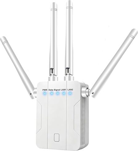WiFi Extender Signal Booster for Home Office,WiFi Repeater Dual-Band 2.4GHz 5GHz Wireless Amplifier,Ethernet Port,Supports 90+ Devices,Mesh Compatible,Whole Home WiFi Up to15000 Sq.ft in Saudi Arabia