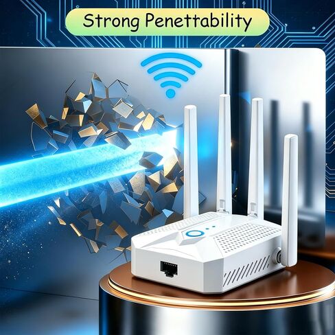 WiFi Extender Signal Booster for Home 1200M: 5G/2.4G Internet Repeater Range Covers Up to 12980 Sq.ft and 108+ Devices in Saudi Arabia