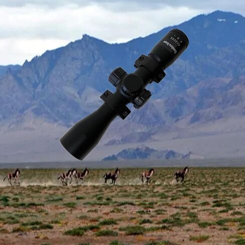 نطاق القوس والنشاب 4 × 32، نطاق تصويب الرماية مع علامة تقاطع محفورة من الزجاج الأحمر والأخضر، نوع مضيء للصيد in Kuwait