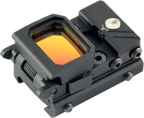 Flip Up Red Dot Sight، 3 MOA ألومنيوم متين منعكس صغير قابل للطي ومدمج RMR - متوافق مع كامل الحجم، حاجز Picatinny مع قاعدة مرتفعة in Kuwait