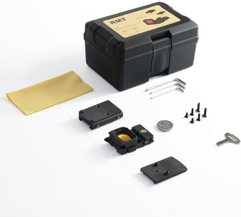 Flip Up Red Dot Sight، 3 MOA ألومنيوم متين منعكس صغير قابل للطي ومدمج RMR - متوافق مع كامل الحجم، حاجز Picatinny مع قاعدة مرتفعة in Kuwait