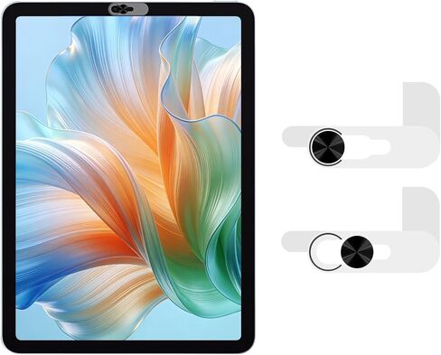 غطاء كاميرا الخصوصية، غطاء كاميرا الويب متوافق مع iPad/iPad Pro/iPad Air/iPad mini/Galaxy Tab S11/Galaxy Tab Sll Ultra، يحمي الخصوصية والأمان، حماية منزلق الكاميرا، عبوتان باللون الأسود in Kuwait