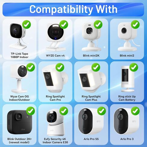 3D Printed Adjustable Flip Privacy Lens Cover – Compatible with Ring, Blink, Eufy, Tapo Cameras, Self-Adhesive Sticker, Adjustable Length, Flip Open/Close for Webcam & Home Security Camera in Saudi Arabia