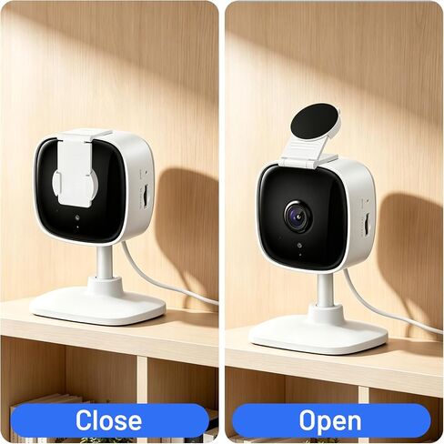 3D Printed Adjustable Flip Privacy Lens Cover – Compatible with Ring, Blink, Eufy, Tapo Cameras, Self-Adhesive Sticker, Adjustable Length, Flip Open/Close for Webcam & Home Security Camera in Saudi Arabia